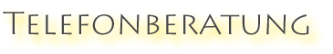 Überschrift "Telefonberatung"